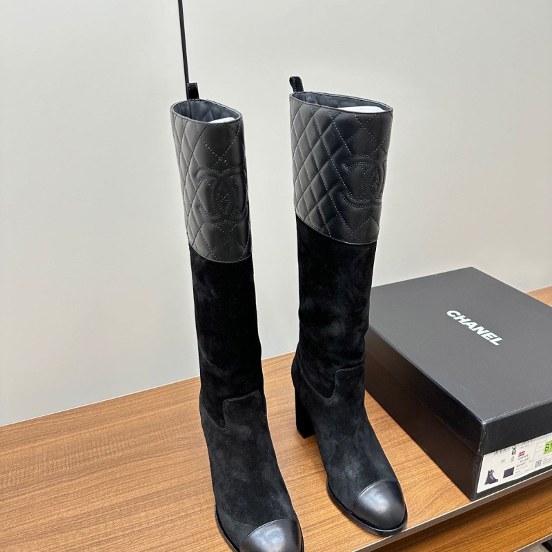 Ch*el leather shoes